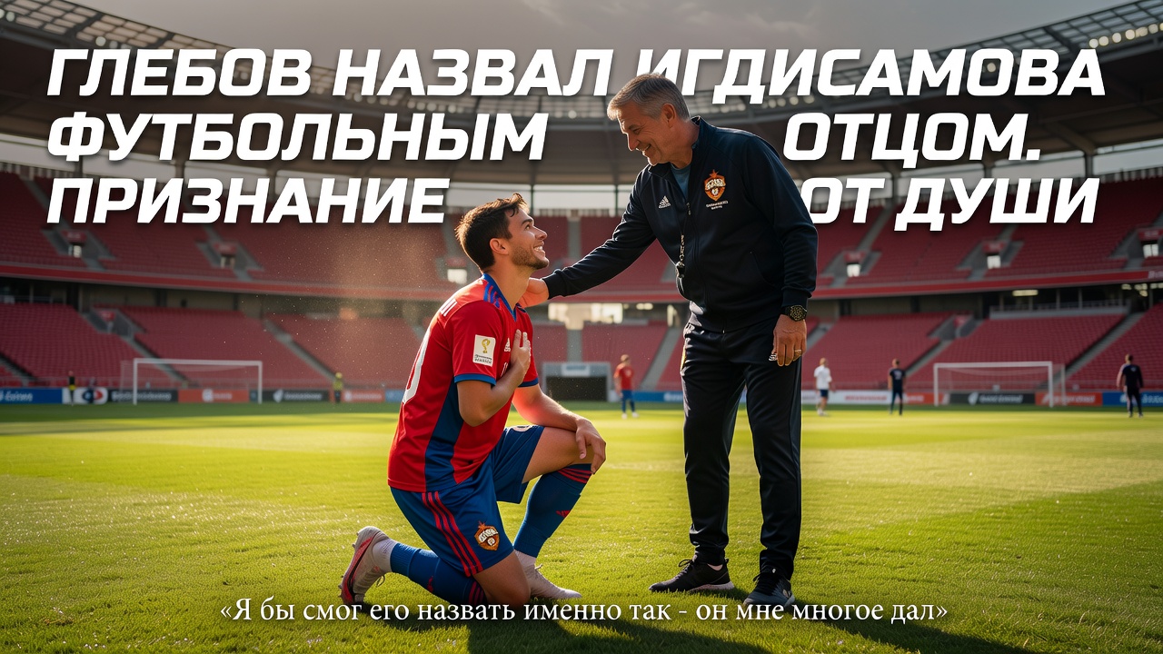 Глебов назвал Игдисамова футбольным отцом. Признание от души